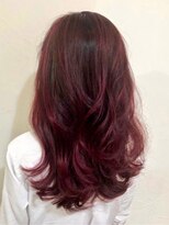 マーブル三軒茶屋☆暗めベリーピンク/ブリーチなしも相談◎☆