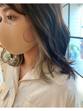 ルミ(RUMI) ボブスタイル　インナーカラー