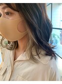 ボブスタイル インナーカラー