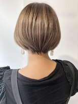 ナルヘアー 越谷(Nalu hair)&nbsp;ショートスタイル/ハイライトカラー/ベージュ