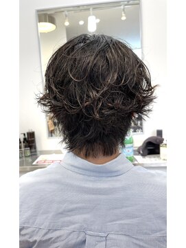 ロミーオム 本厚木(ROMMY. Homme) ウルフスタイル×スパイラルパーマ