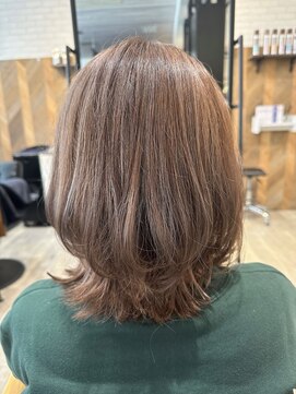 ラポールヘア 小山店 極細ハイライト×プラチナカラー