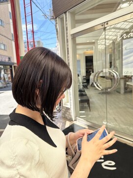 ソワン ドゥ ブレス 立花店(soin de brace) 内巻きボブ/レディースカット