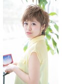 大人かわいい/レイヤーロング/グレーベージュ/前髪パーマ/幡ヶ谷