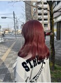 艶々レッドカラー