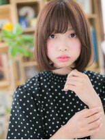 カバーヘア ブリス 戸田公園西口店(COVER HAIR bliss)&nbsp;大人かわいい黒髪前下がりぷつっとボブc5戸田公園20代30代40代