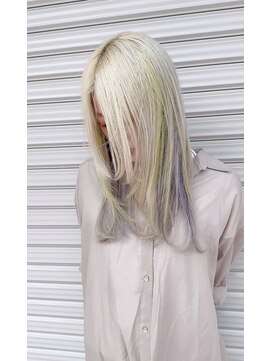 ヘアーサロン ミル(hair salon MiL) 【MiL】#デザインカラー #ホワイトカラー
