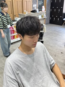 フォンド 津田沼(fond.) カルマパーマ/ベリーショート/ダークアッシュ/ニュアンスパーマ