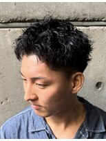 アンシェル(an-ciel)&nbsp;刈り上げスパイキーパーマ