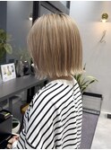 切りっぱなしボブ