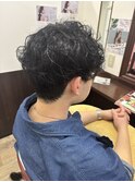 パーマ風スタイル