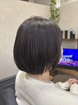 カミケン 清明店(kamiken.)&nbsp;透明感◎ベージュカラー×ボブ【カミケン清明店】