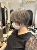 ミルクティー×ショートヘア
