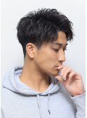 刈り上げソフトツイストスパイラルアップバング