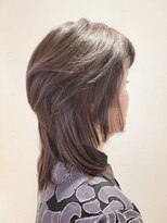 松本平太郎美容室 吉祥寺パートファイブ(PART5) 40代50代60代×ミディアムウルフ×イノアカラー