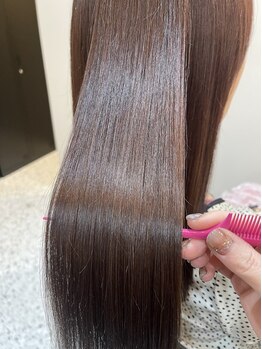 シェール 千葉(cher)の写真/《千葉中央エリア☆髪質改善個室サロン》大人気!TOKIO/Aujuaトリートメントで思わず触れたくなる髪へ導く☆