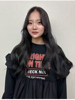 コルク バイ マグ 松本駅前(COLK by Mag) 冬の美人韓国風◎小顔レイヤーロングヘア×艶髪ダークグレージュ