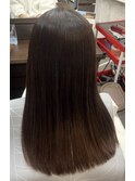 セミロング毛先ケア×ナチュラル艶ヘア