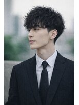 ベル 銀座並木通り店(Belle) 《スーツ仕事でもカッコいい》/シャドウパーマ/マッシュ/メンズ