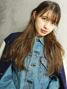 カンナ(Canna) ミディアムレイヤーカット/ダークアッシュ/髪質改善/TOKIO/20代