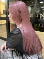 ラ キング(LA KING) 着物ヘア/大人ガーリー/ダークアッシュ/似合わせカット/栄