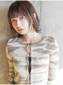 大人ショート×アッシュブラック