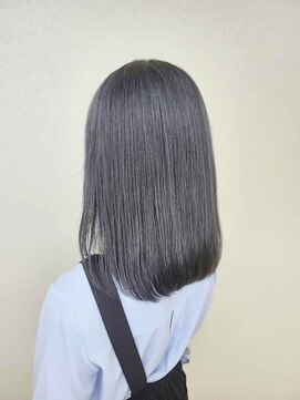 美容室 ハルミ ヘア リゾート 川口店(Harumi Hair Resort) 前髪/アンブレラカラー/こなれミディ/イメチェン/ウェーブパーマ