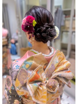 パズードコー(PSSD-CO.+5) 振袖カールシニヨン