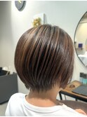 白髪ぼかしハイライト×ヴェールナチュラル