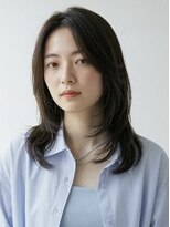 キビト(kibito)&nbsp;東新宿曙橋市ヶ谷四ツ谷セミロングレイヤーカット20代30代40代