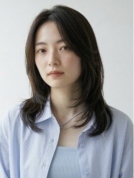 キビト(kibito) 東新宿曙橋市ヶ谷四ツ谷セミロングレイヤーカット20代30代40代