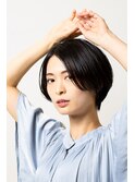 40代50代ショートヘア/白髪ぼかし/白髪染め/リタッチ/仙川