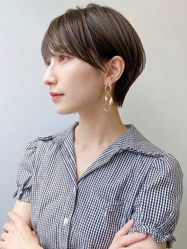 メラク バイ コア(Merak by CoRe.gn) 大人可愛い丸みショート×ブリーチなしカラーで垢抜け