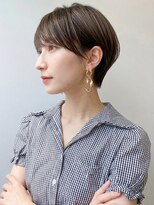 メラク バイ コア(Merak by CoRe.gn) 大人可愛い丸みショート×ブリーチなしカラーで垢抜け