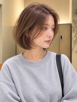 トリッカ シブヤ(TRICCA SHIBUYA)&nbsp;ショコラベージュ/ショートボブ/レイヤーカット/透明感カラー