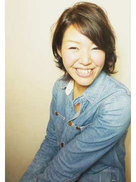 マテリアル(Material) {阪急六甲 Material} ナチュラルショートボブ