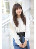 大人女子に似合うバランスの小卵顔前髪/ミスエッセンス竹下