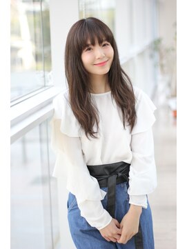 ミスエッセンス(MISS ESSENCE) 大人女子に似合うバランスの小卵顔前髪/ミスエッセンス竹下