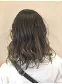 抜け感ハイライト外ハネボブ