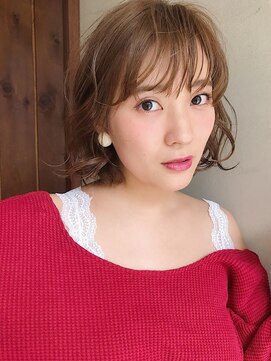 ベラ 自由が丘(BELLA) 【BELLA】ゆるふわやわらかボブ 【透け感カラー】