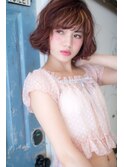 【Lond avenir本田奈穂美】ピンクアッシュミニマムボブ