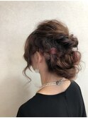 ゆるふわアップスタイル