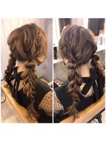 グラムエス(GLAM S)&nbsp;編み込みオニオンツイン