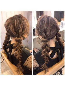 ボア トウキョウ(Voix Tokyo) 編み込みオニオンツイン