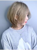 【morio池袋】可愛くて色気のあるマッシュウルフショート♪