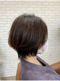 ひし形ショートボブ