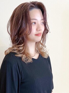 トップヘアー アヴェニュー 刈谷(TOPHAIR Avenue) フォギーページュのグラデーションカラー/ニュアンスカラー
