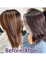 リーオオサカ(Lee Osaka)&nbsp;【トレンド☆極潤】バイオレット×顔まわりレイヤー/新出奈津樹