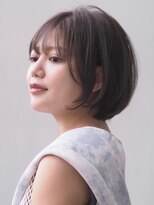 アルウ(Aru)&nbsp;丸みショートボブ×透明感アッシュグレージュ