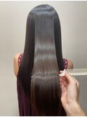 髪質改善　ツヤ髪　酸性ストレート